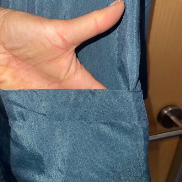 Smitties By Enro Vintage Mens Robe Size Large Blue Belted Pockets Casual - Picture 8 of 10